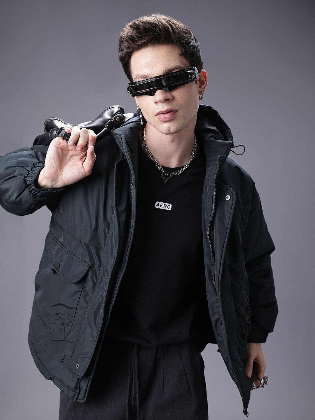 SOKO STREET Hooded Puffer Jacket - view 1