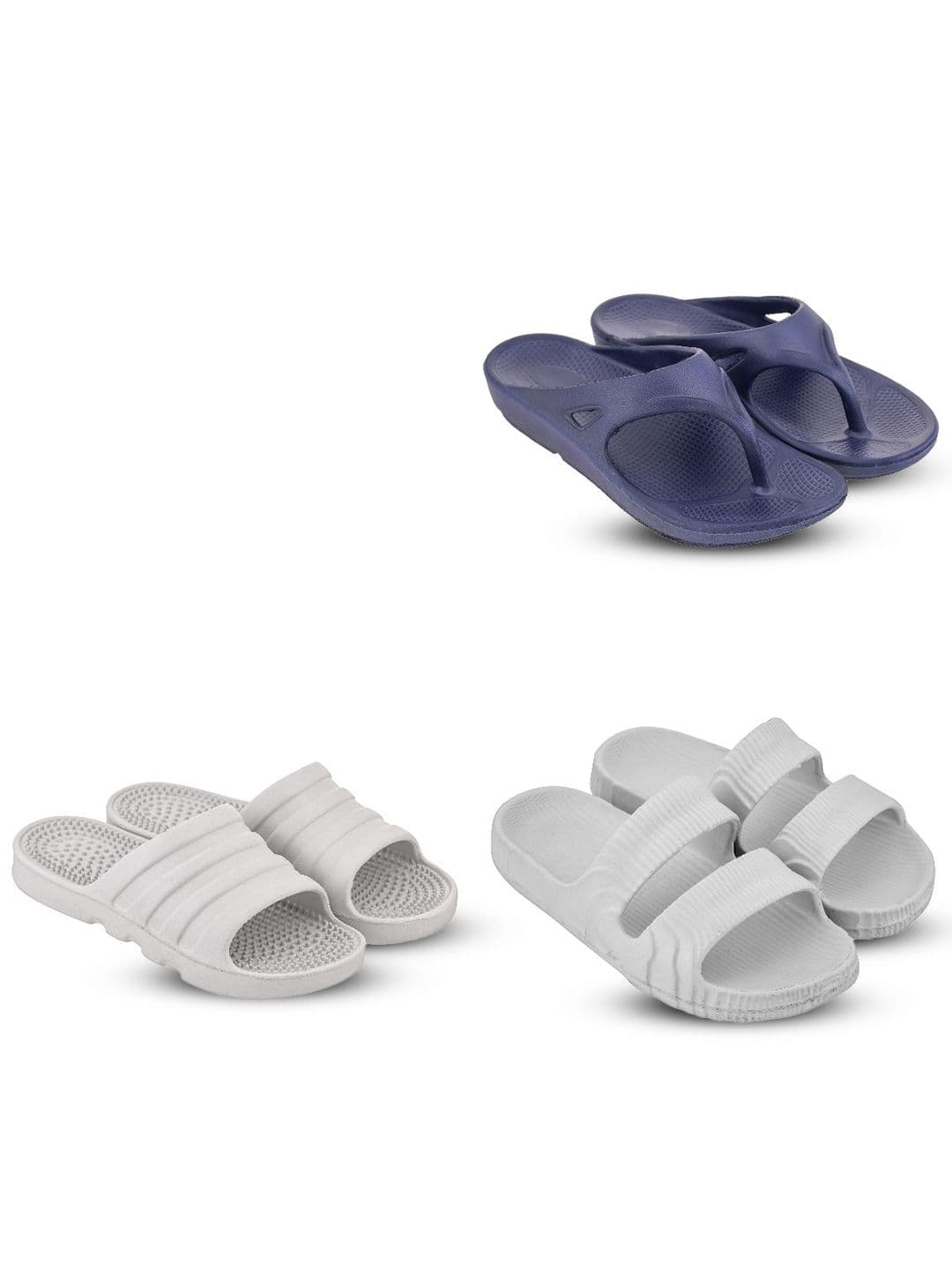 Feel alive Set Of 4 Ultra-Comfortable Lightweight Thong Flip-Flops - view 1