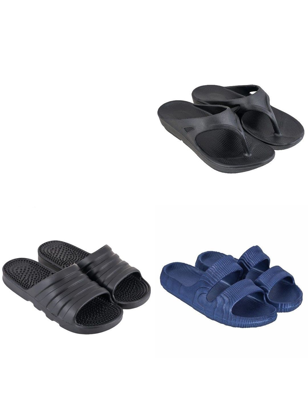 Feel alive Men Set of 3 Thong Flip-Flops - view 1