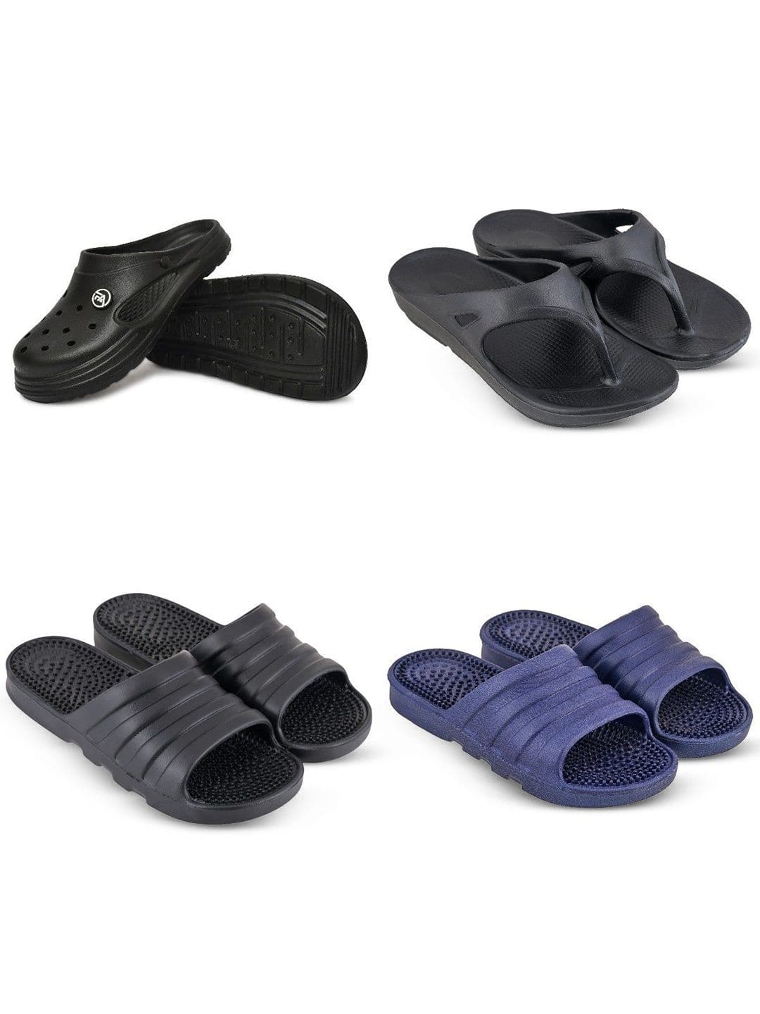 Feel alive Men Set of 4 Lightweight Flip Flops - view 1