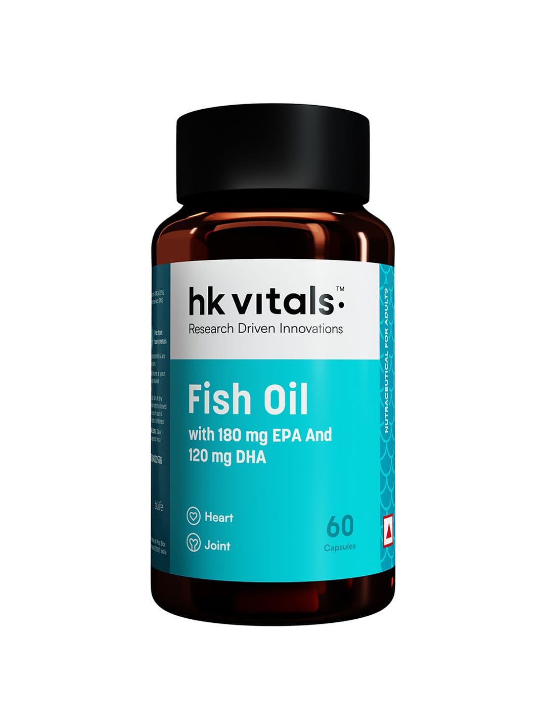 HK VITALS Fish Oil 1000mg Soft Gelatine Capsules - 60 Capsules - view 1