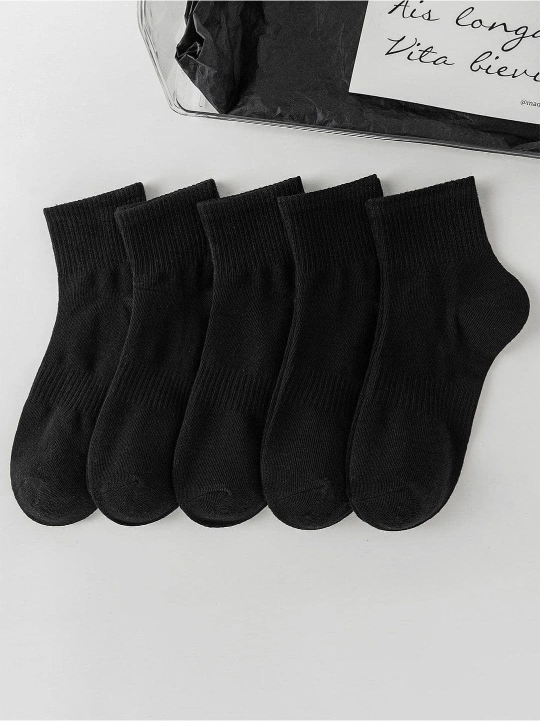 BAESD Pack Of 5 Double Grip Ankle Length Socks - view 1