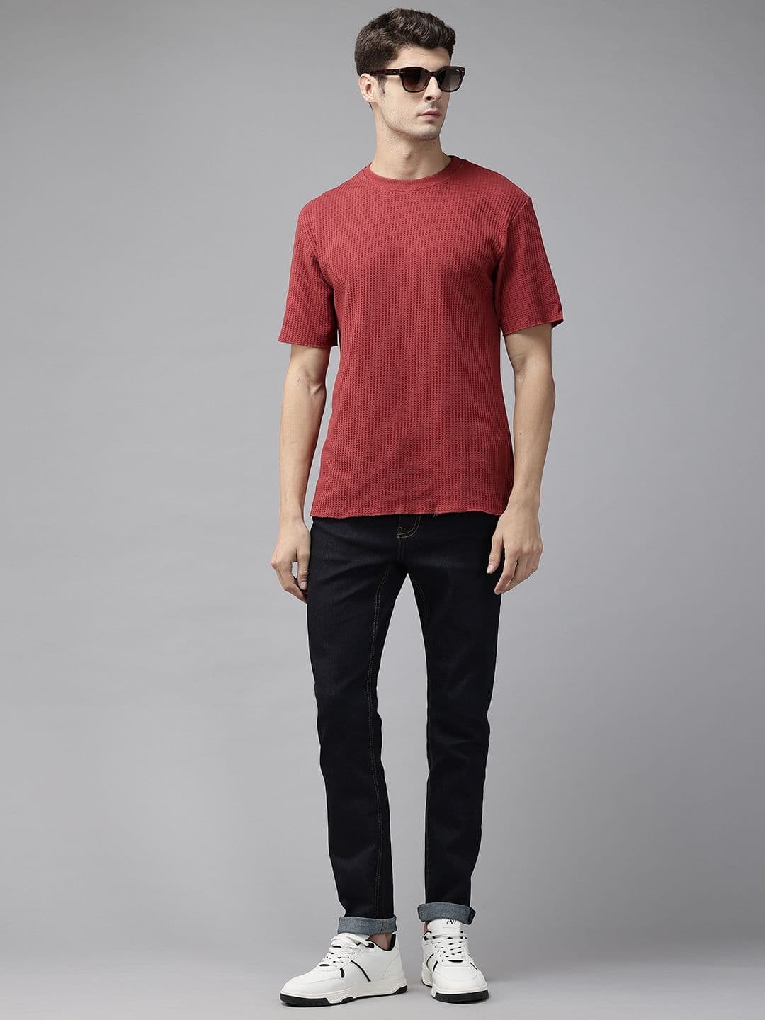 U.S. Polo Assn. Denim Co. Men Slim Tapered Fit Mid-Rise Stretchable Jeans - view 1