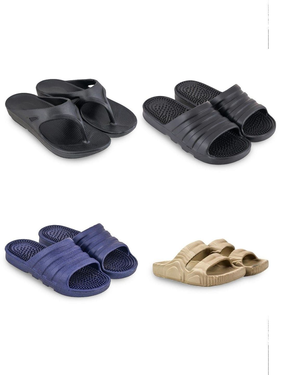 Feel alive Men Set of 4 Ultra-Comfortable Lightweight Clogs - view 1