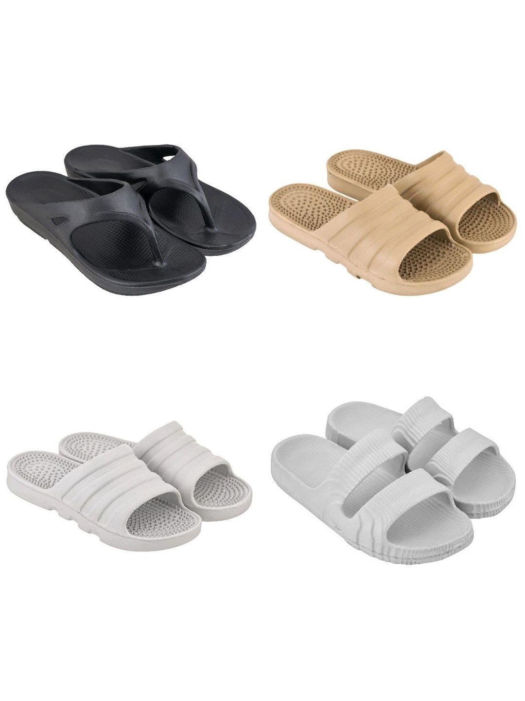 Feel alive Men Set of 4 Lightweight Flip-Flops - view 1