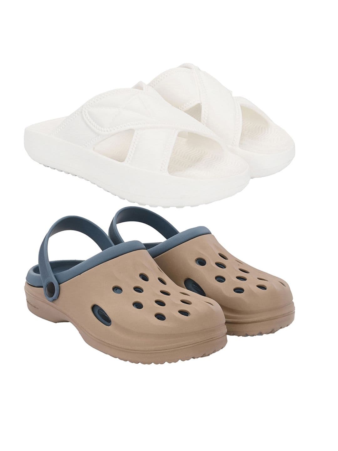 BIRDE Men Set Of 2 Clogs Flip Flops - view 1