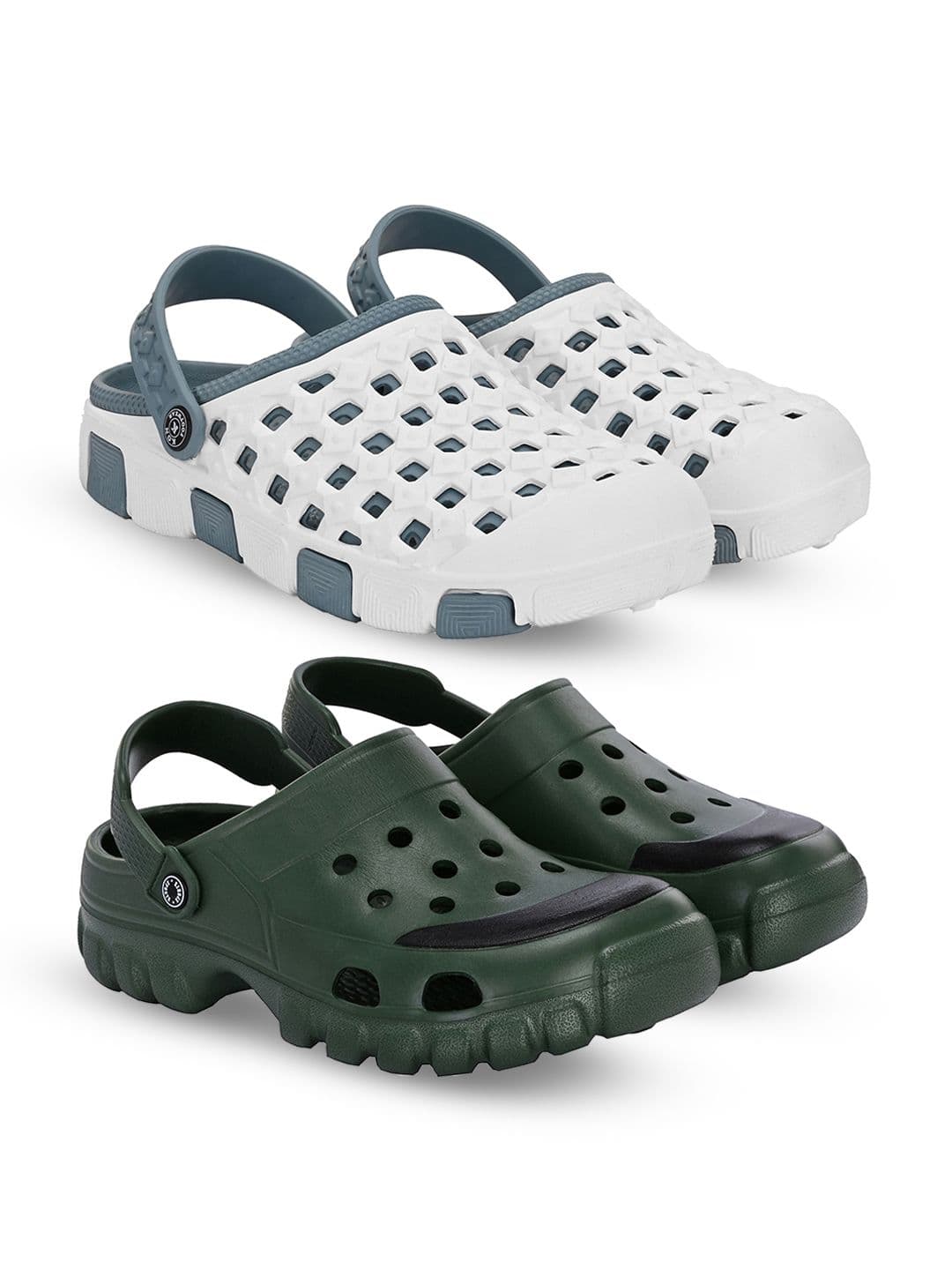 BIRDE Men Set Of 2 Textured Casual Clogs - view 1