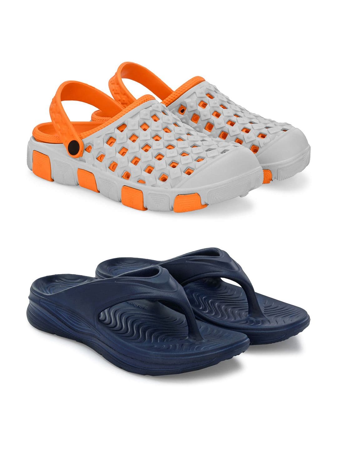 BIRDE Men Pack Of 2 Clogs & Thong Flip-Flops - view 1