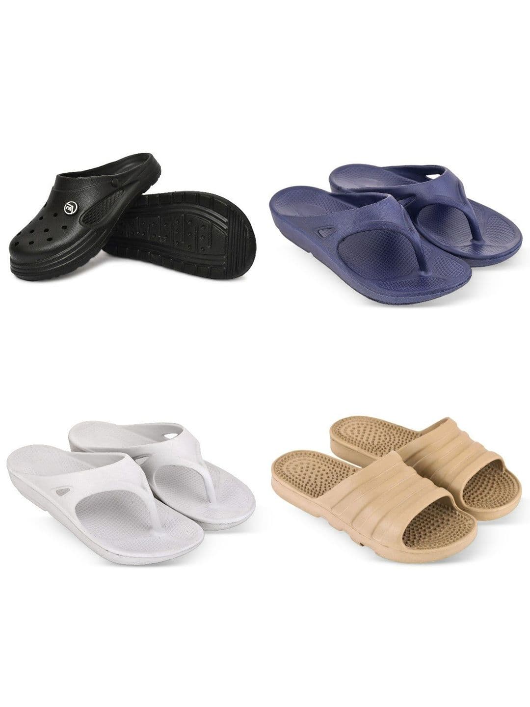 Feel alive Men Set of 4 Lightweight Flip-Flops - view 1