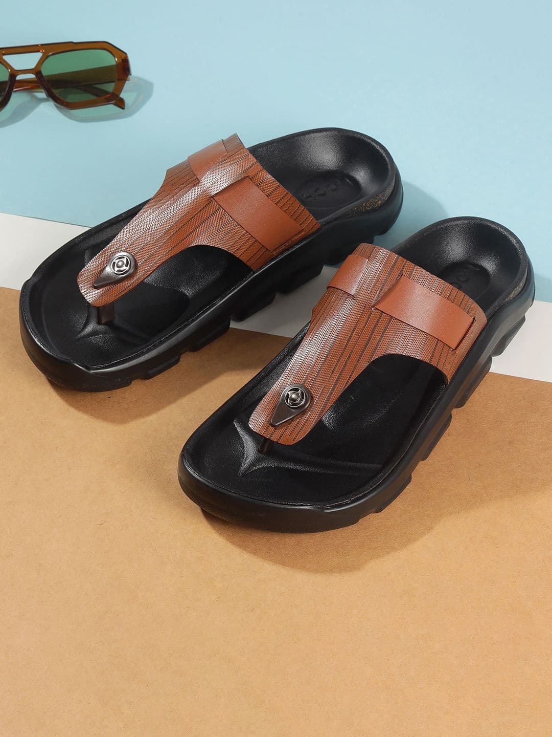 Mochi Men Leather Comfort Sandals - view 1