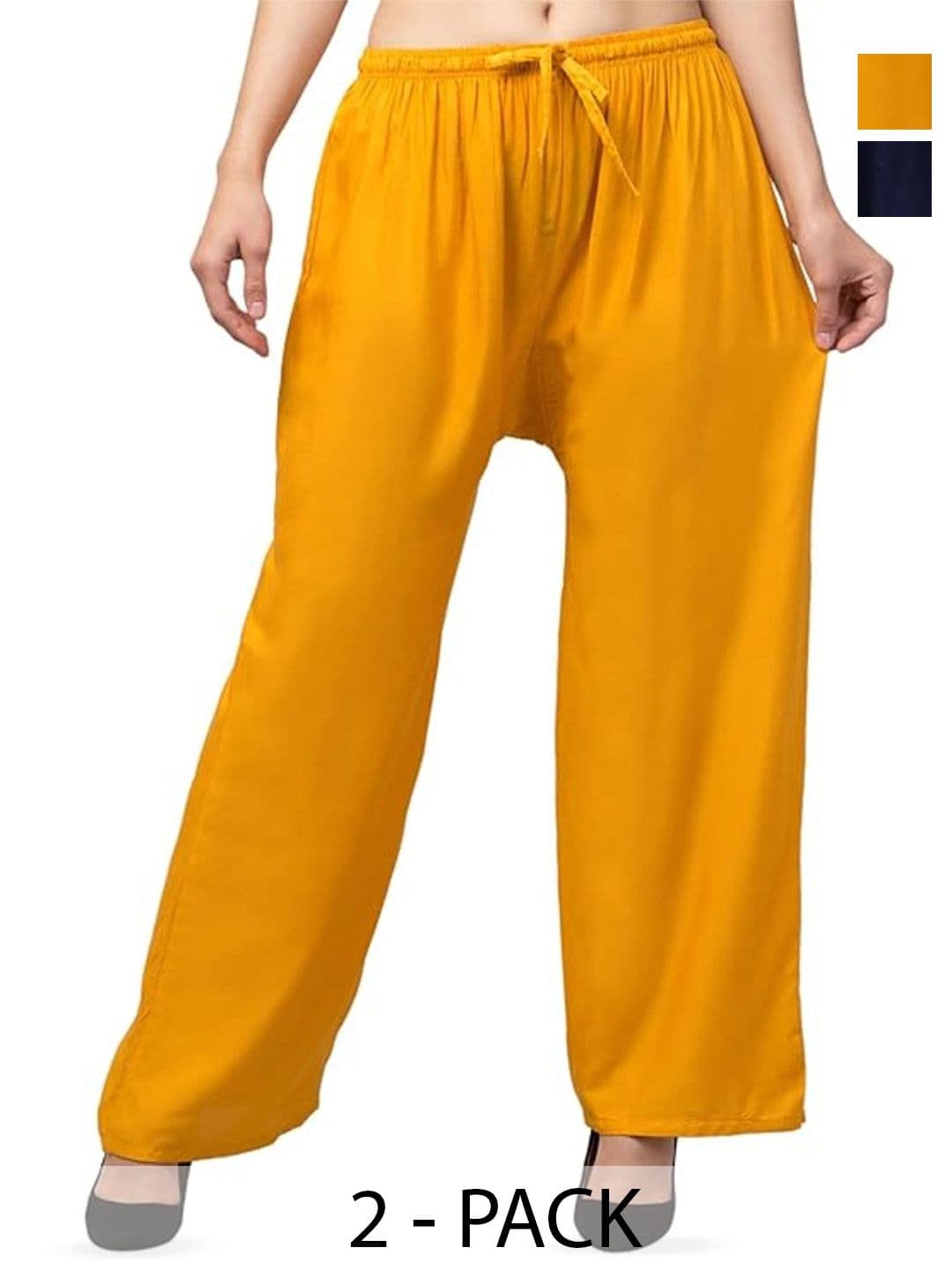ERUDITE CLUB Women 2 Flared Palazzos - view 1