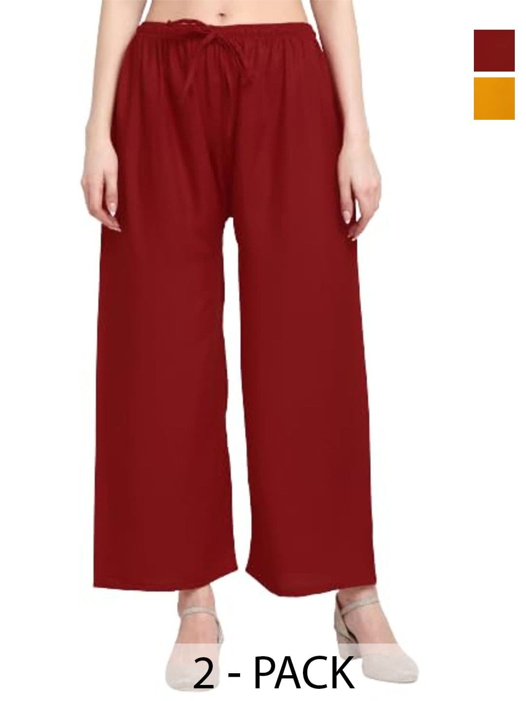 ERUDITE CLUB Women 2 Flared Palazzos - view 1