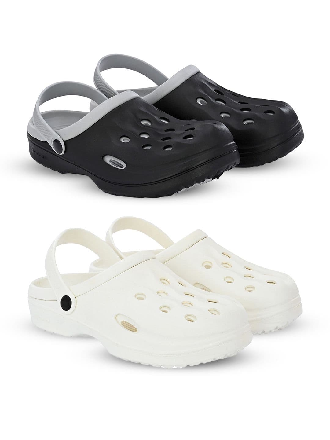 BIRDE Men Pack Of 2 Self Design Clogs - view 1