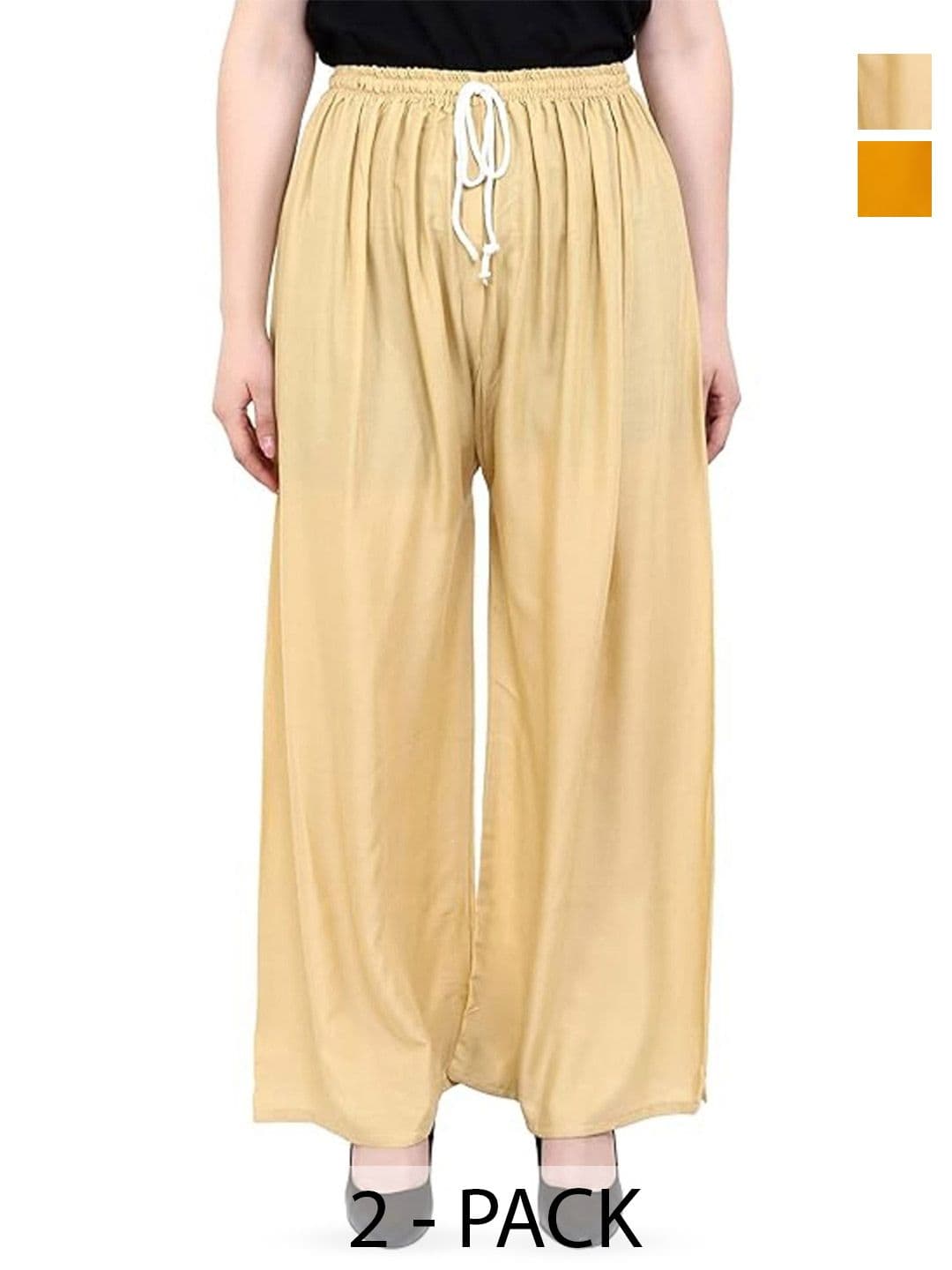 ERUDITE CLUB Women 2 Flared Palazzos - view 1