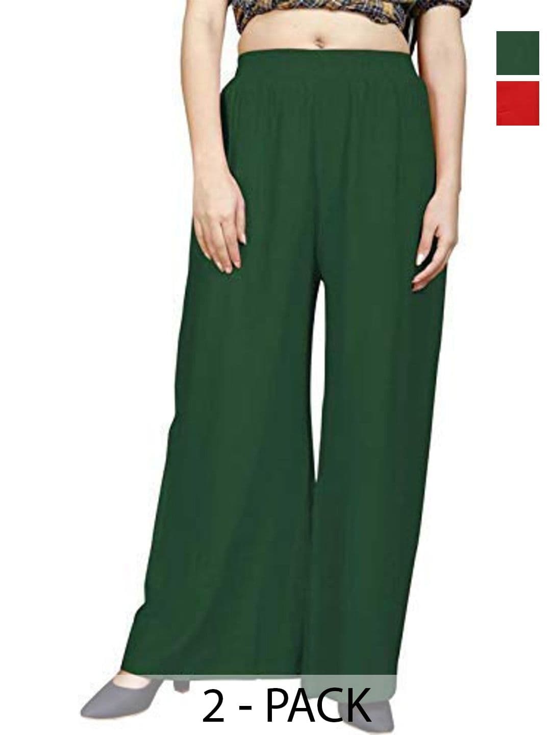 ERUDITE CLUB Women 2 Flared Palazzos - view 1
