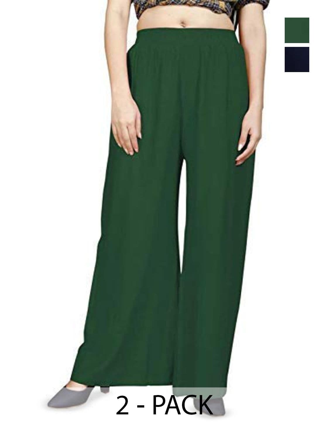 ERUDITE CLUB Women 2 Flared Palazzos - view 1
