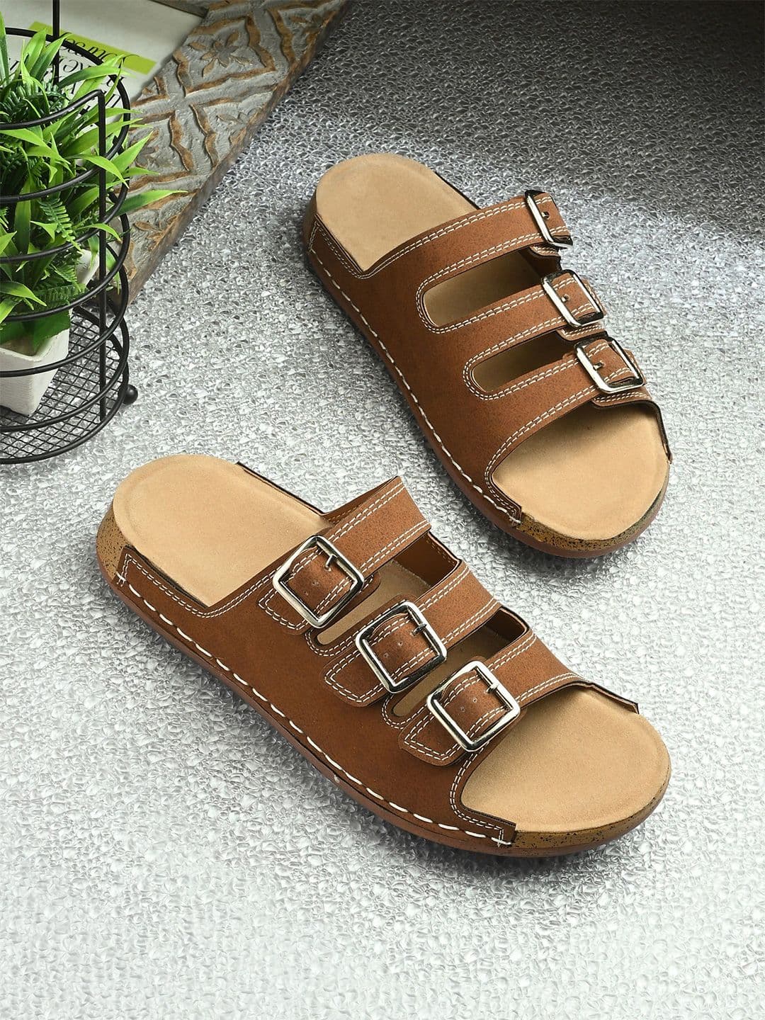 FAV SHOES Men Slip On Anti Skid Comfort Sandals - view 1