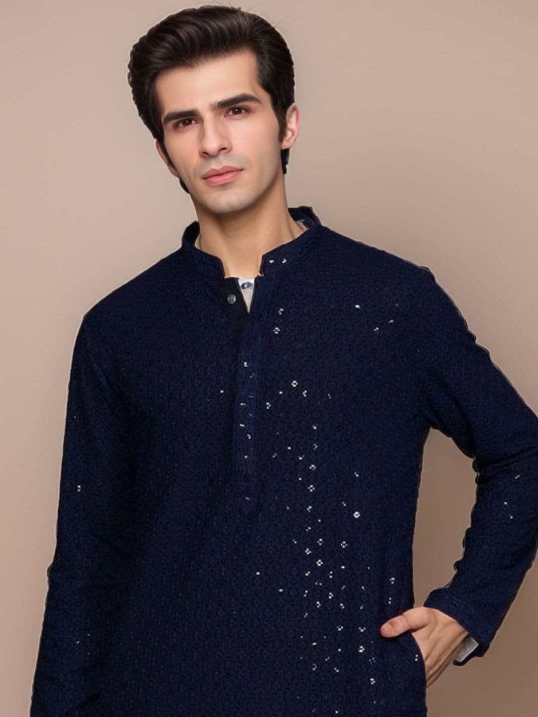Moda Rapido Men Blended Straight Kurtas - view 1