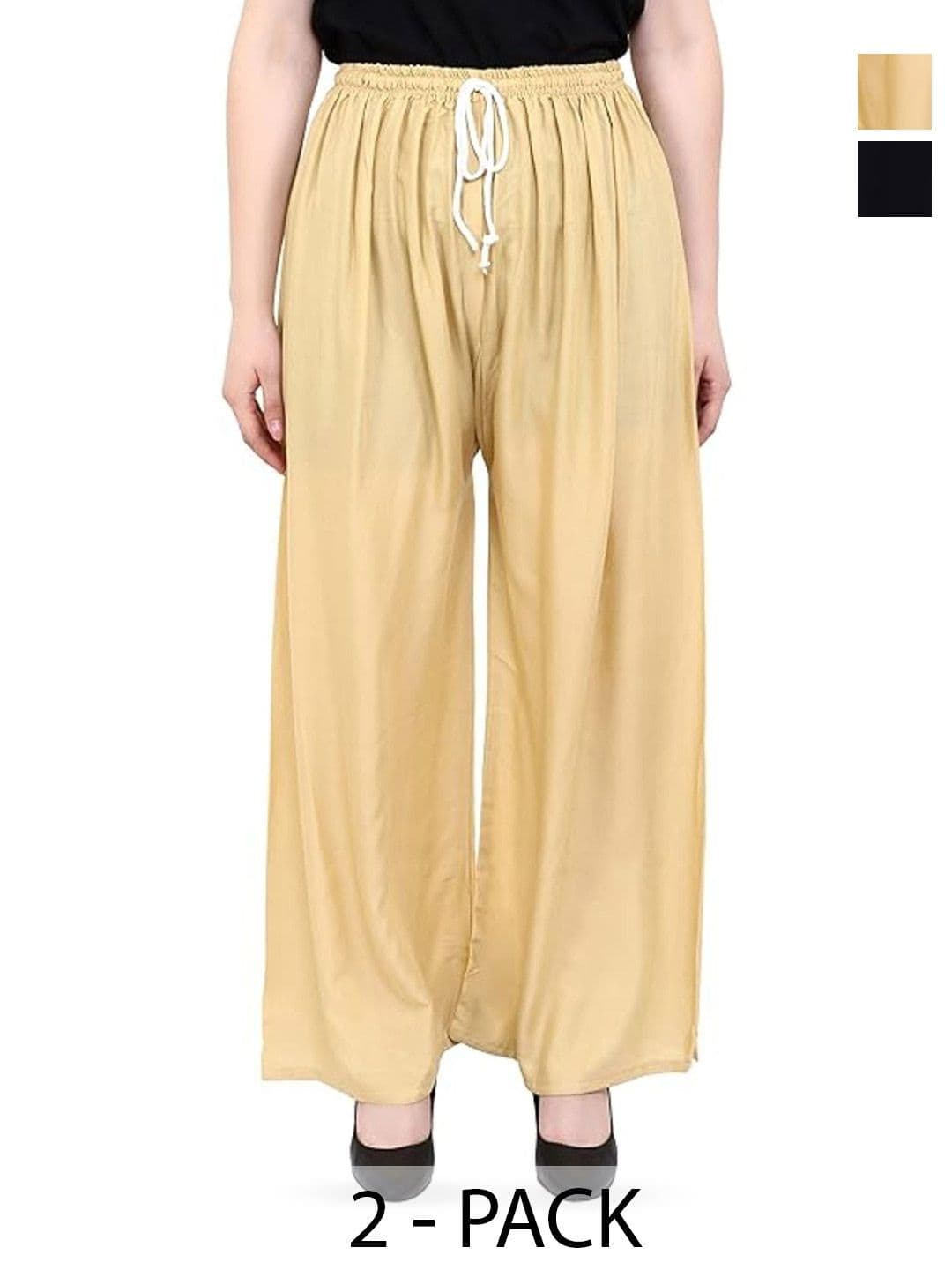 ERUDITE CLUB Women 2 Flared Palazzos - view 1