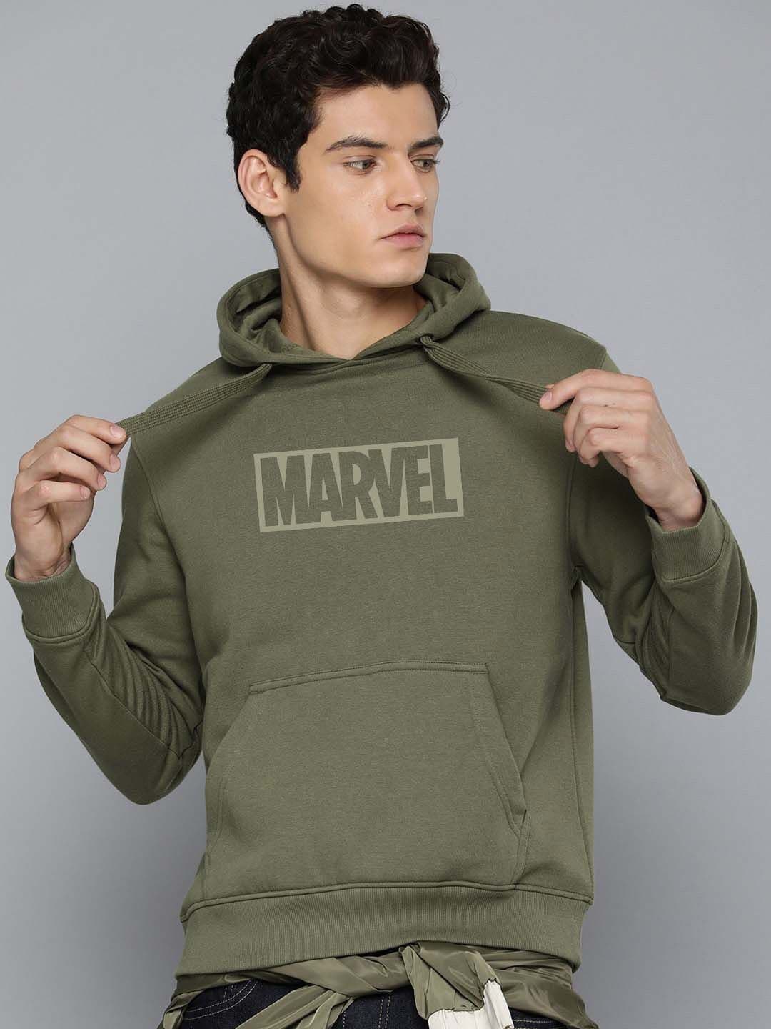 Organic Chics Men Printed Hooded Sweatshirt - view 1