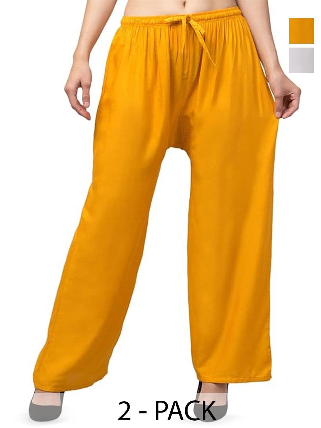 ERUDITE CLUB Women 2 Flared Palazzos - view 1