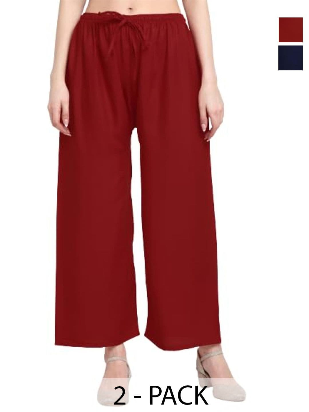 ERUDITE CLUB Women 2 Flared Palazzos - view 1