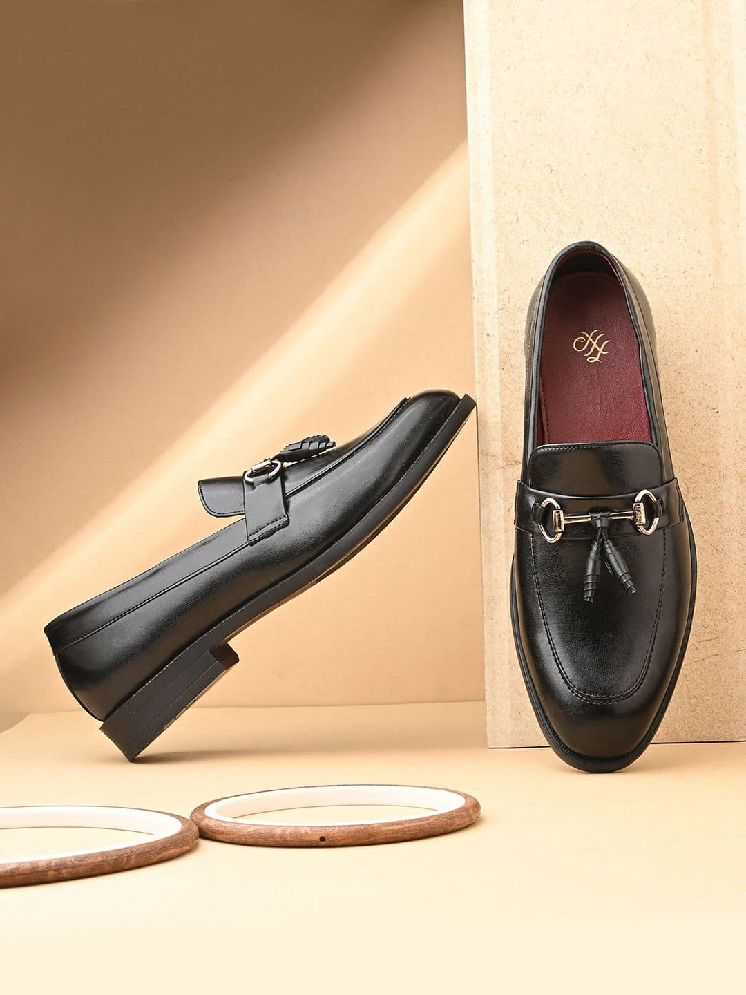 House of Pataudi Men Formal Slip-On Loafers - view 1