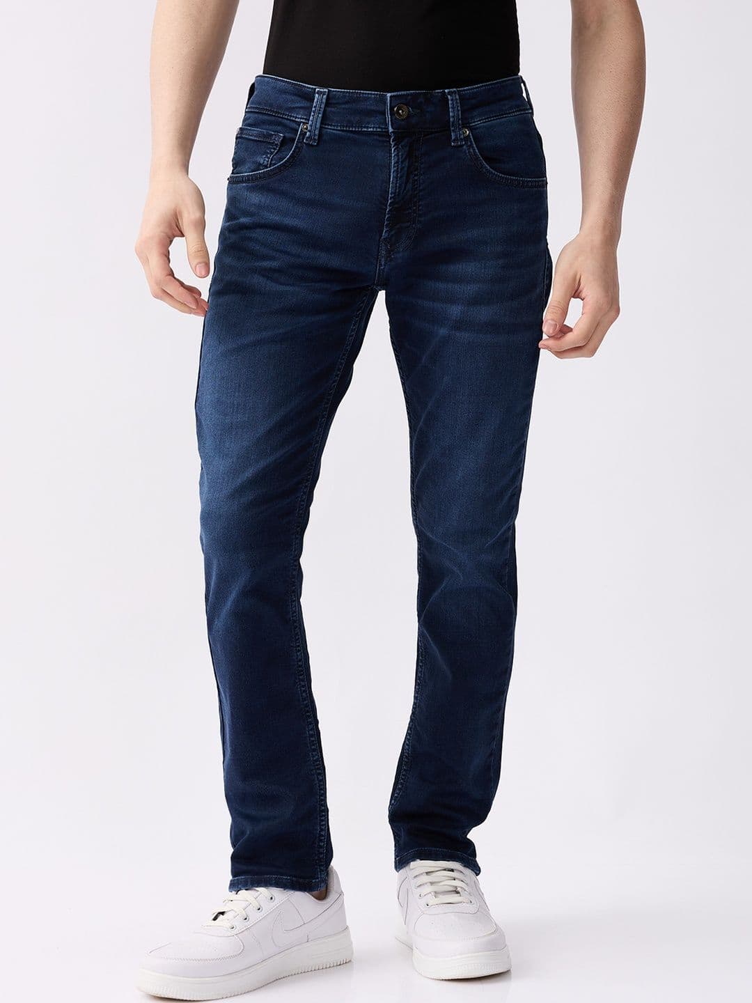 SPYKAR Men Regular Fit Mid-Rise Faded Jeans - view 1