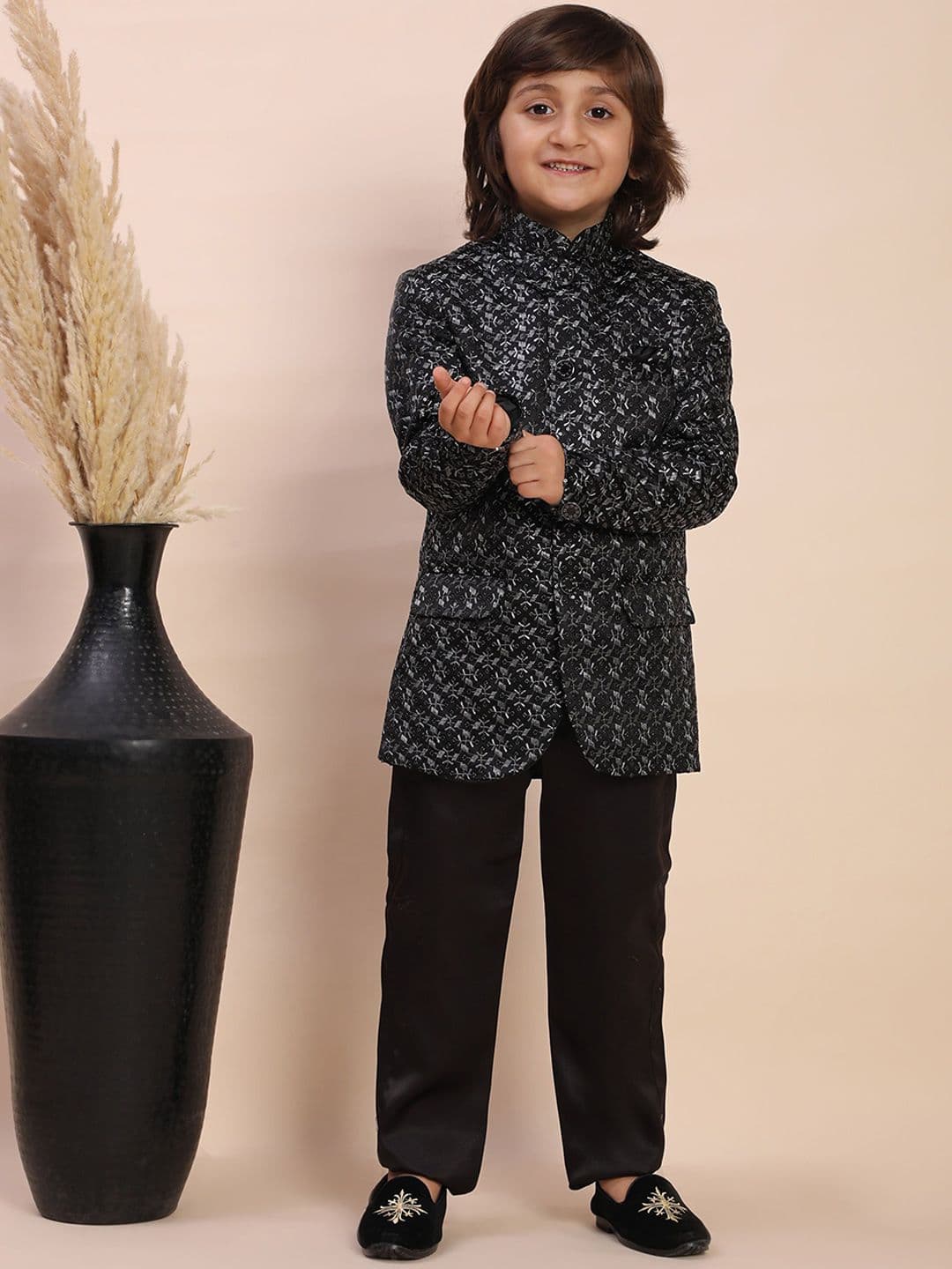 Pro-Ethic STYLE DEVELOPER Boys Embroidered Sherwani Set