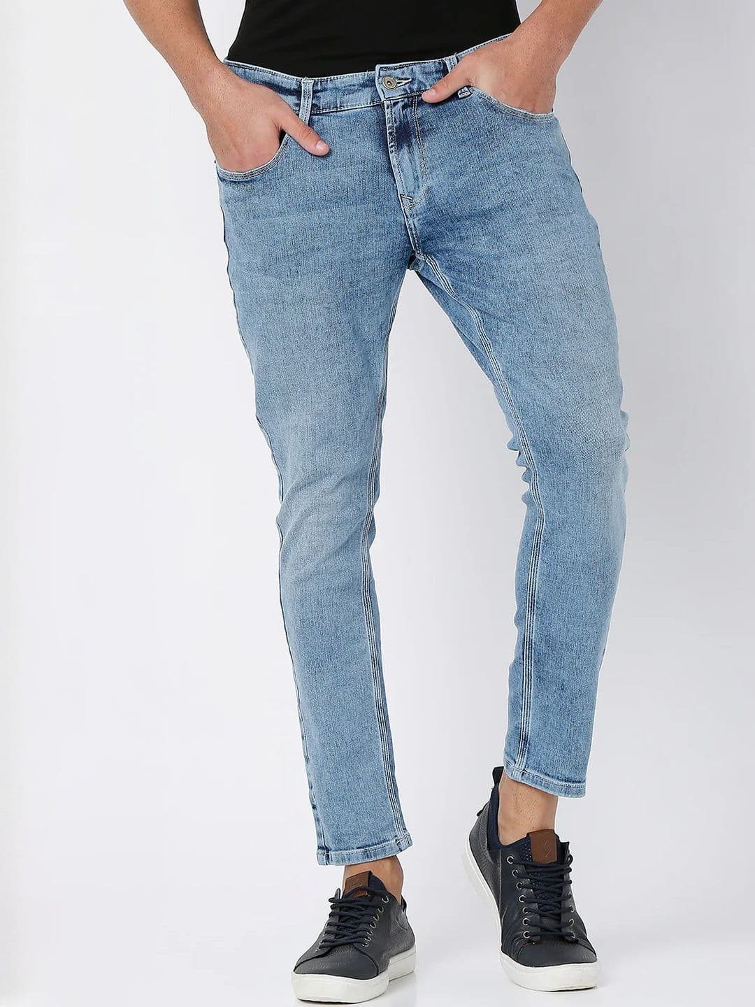 SPYKAR Men Slim Fit Mid-Rise Light Fade Jeans - view 1