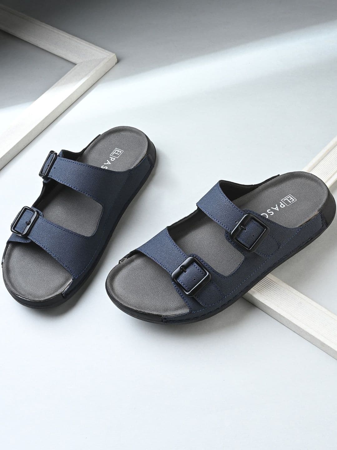 El Paso Men Blue Comfort Sandals - view 1