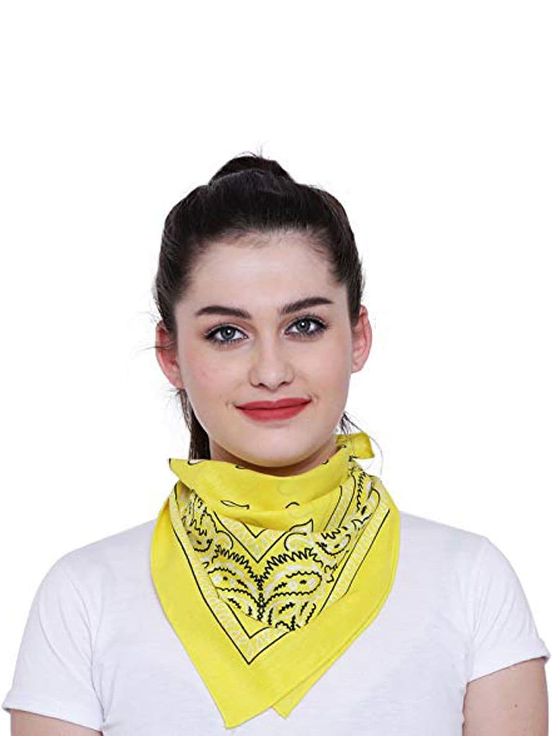 Navkar Crafts Unisex Yellow Bandana Headband - view 1