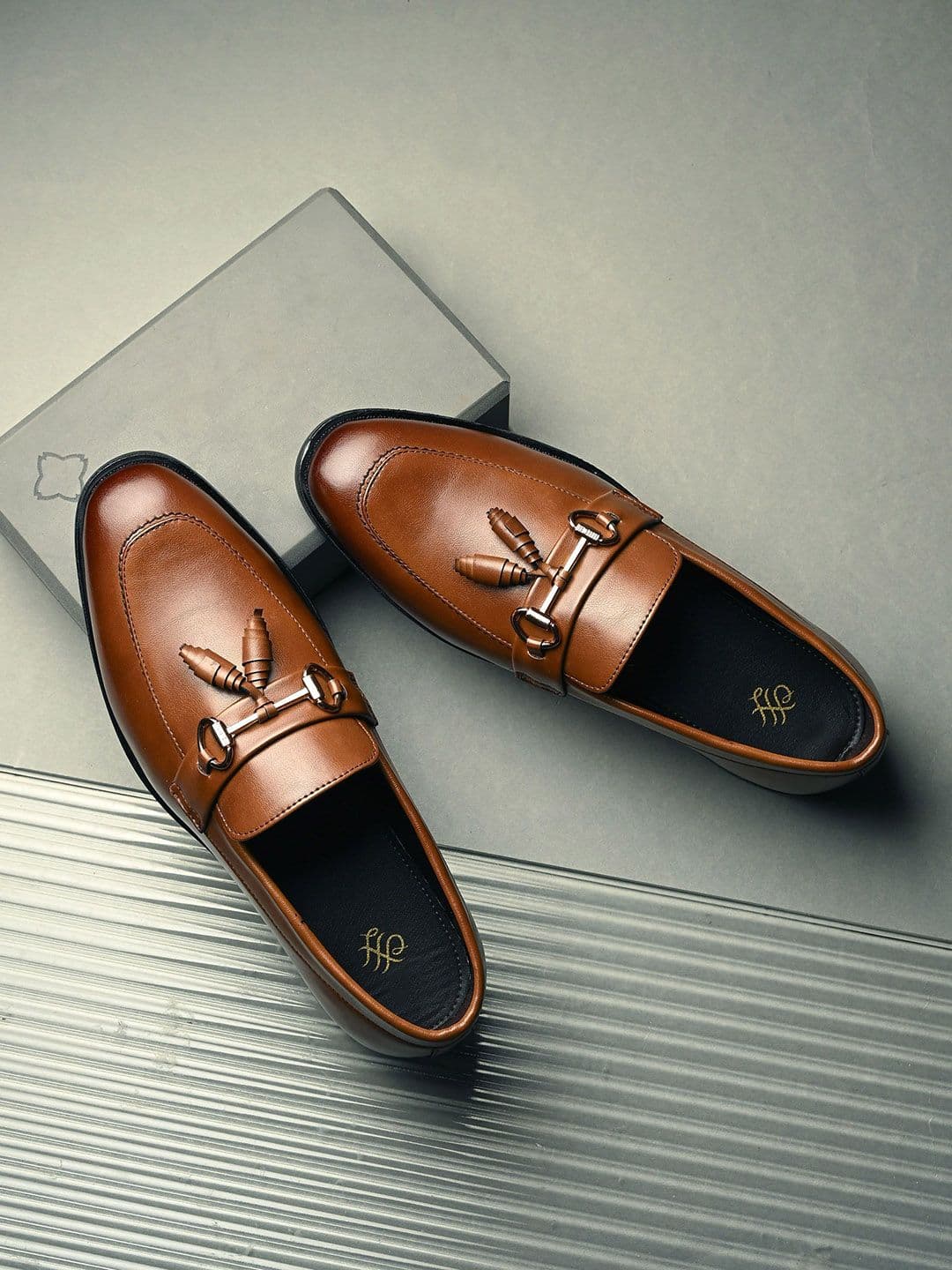 House of Pataudi Men Formal Slip On Loafers - view 1