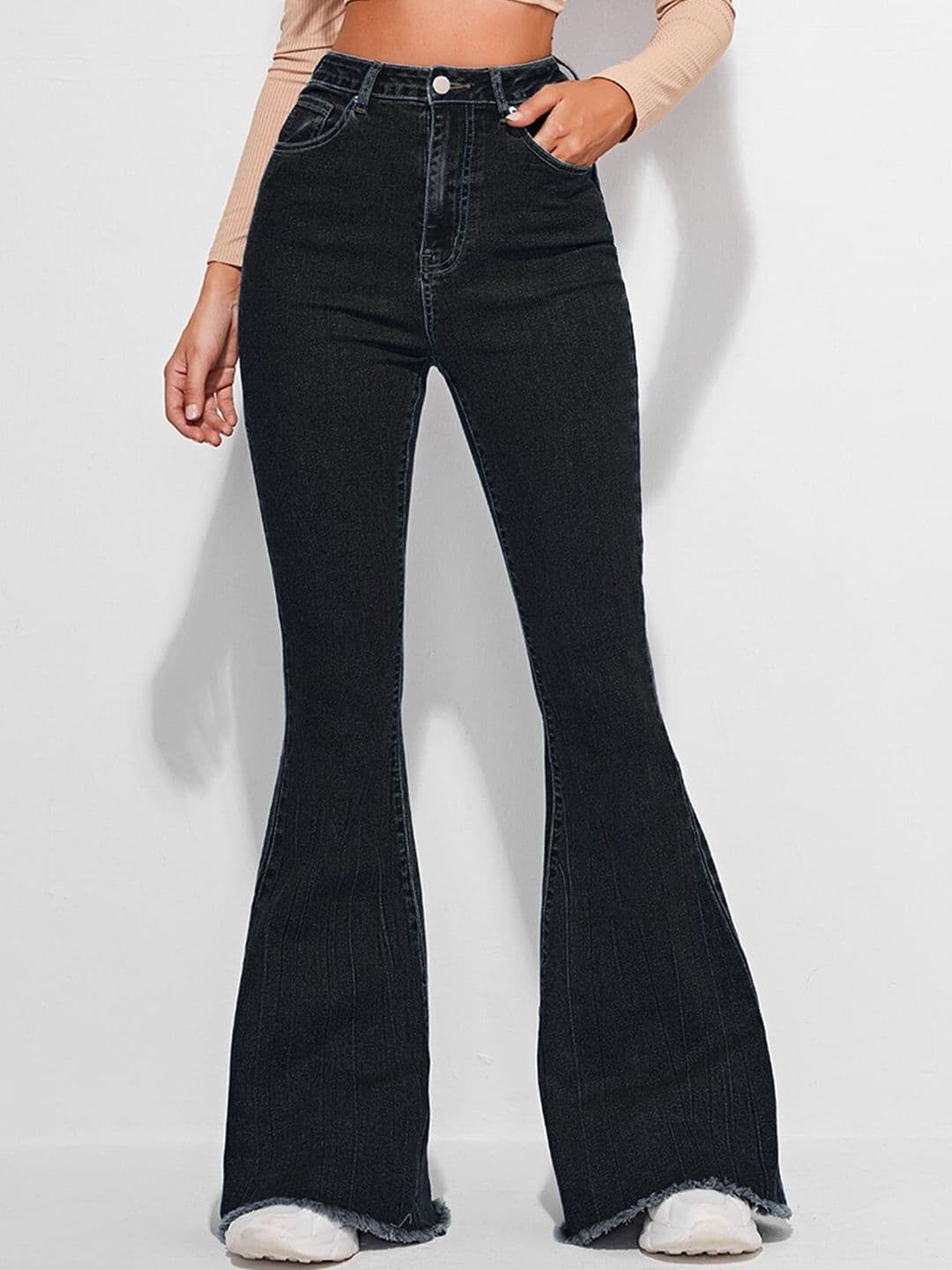 Crazeis Women Bootilicious Bootcut High-Rise Light Fade Stretchable Jeans - view 1
