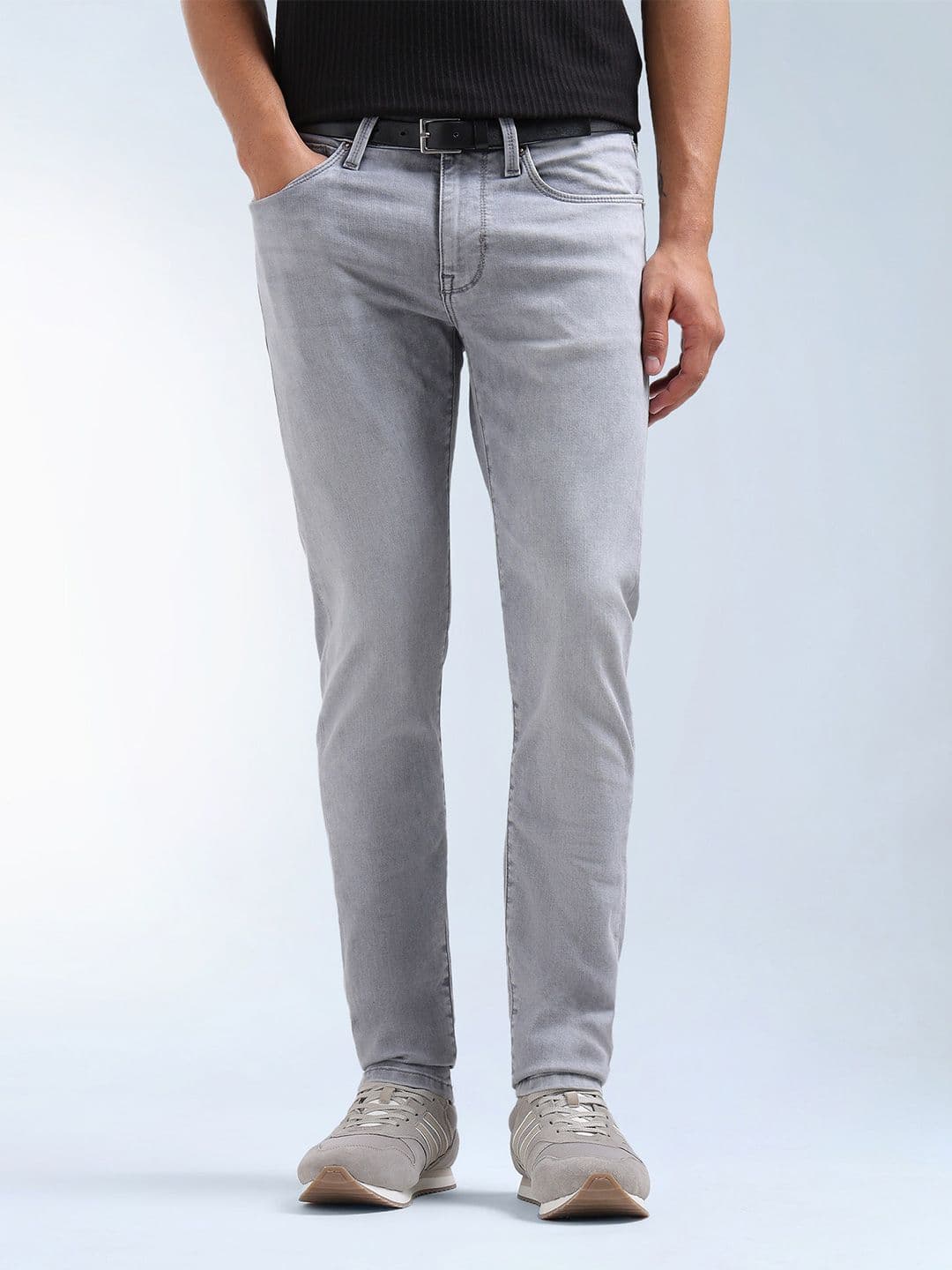 Flying Machine Men Skinny Fit Mid-Rise Light Fade Stretchable Jeans - view 1