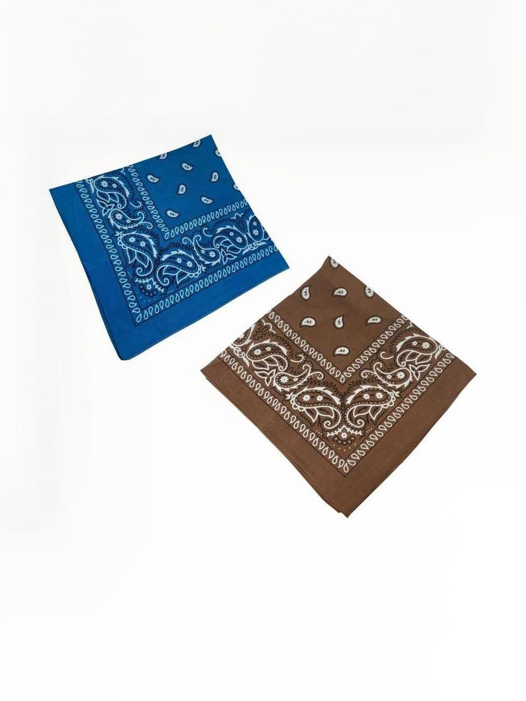 Navkar Crafts Unisex Set of 2 Paisley Cotton Bandanas - view 1