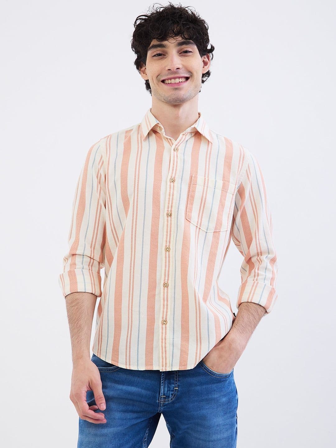 SPYKAR Men Cotton Casual Shirts - view 1