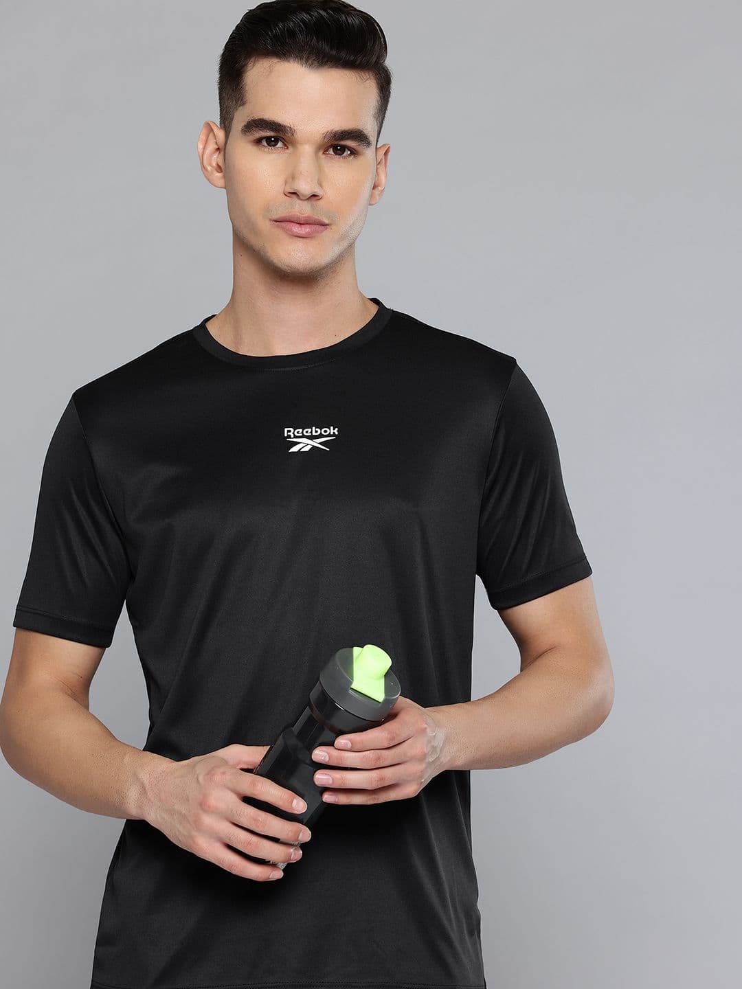 Reebok Men Brand Logo Speedwick T-shirt - view 1