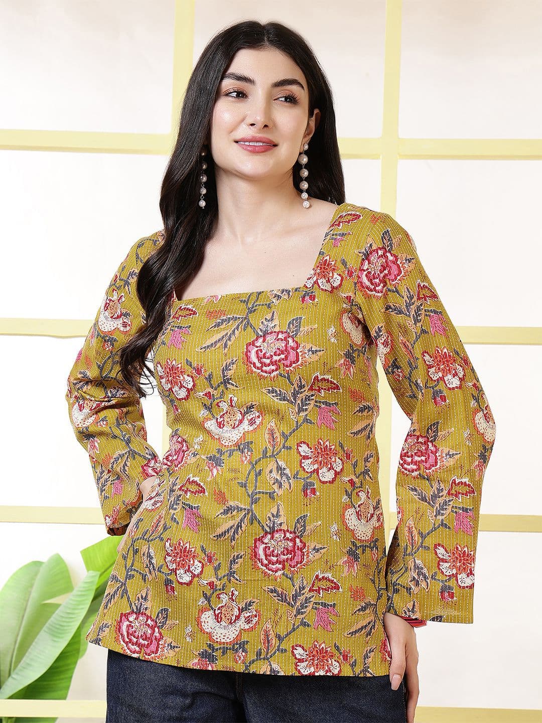 Nayo Women Printed Cotton Tunic - view 1