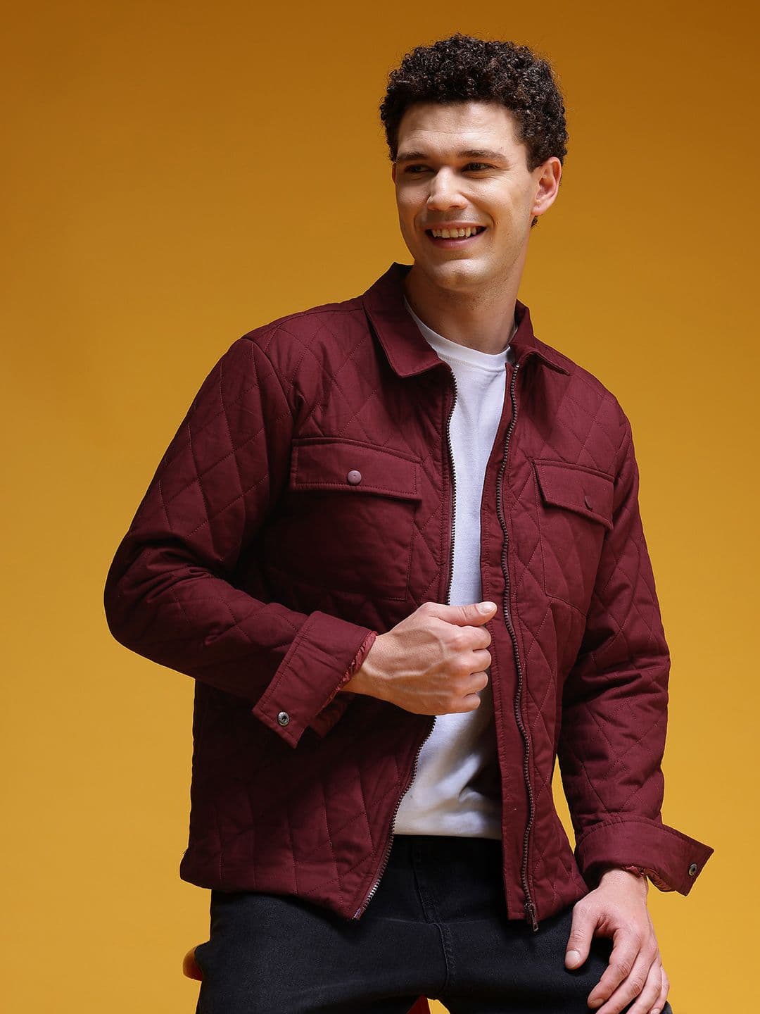 HERE&NOW Cotton Quilted Jacket - view 1