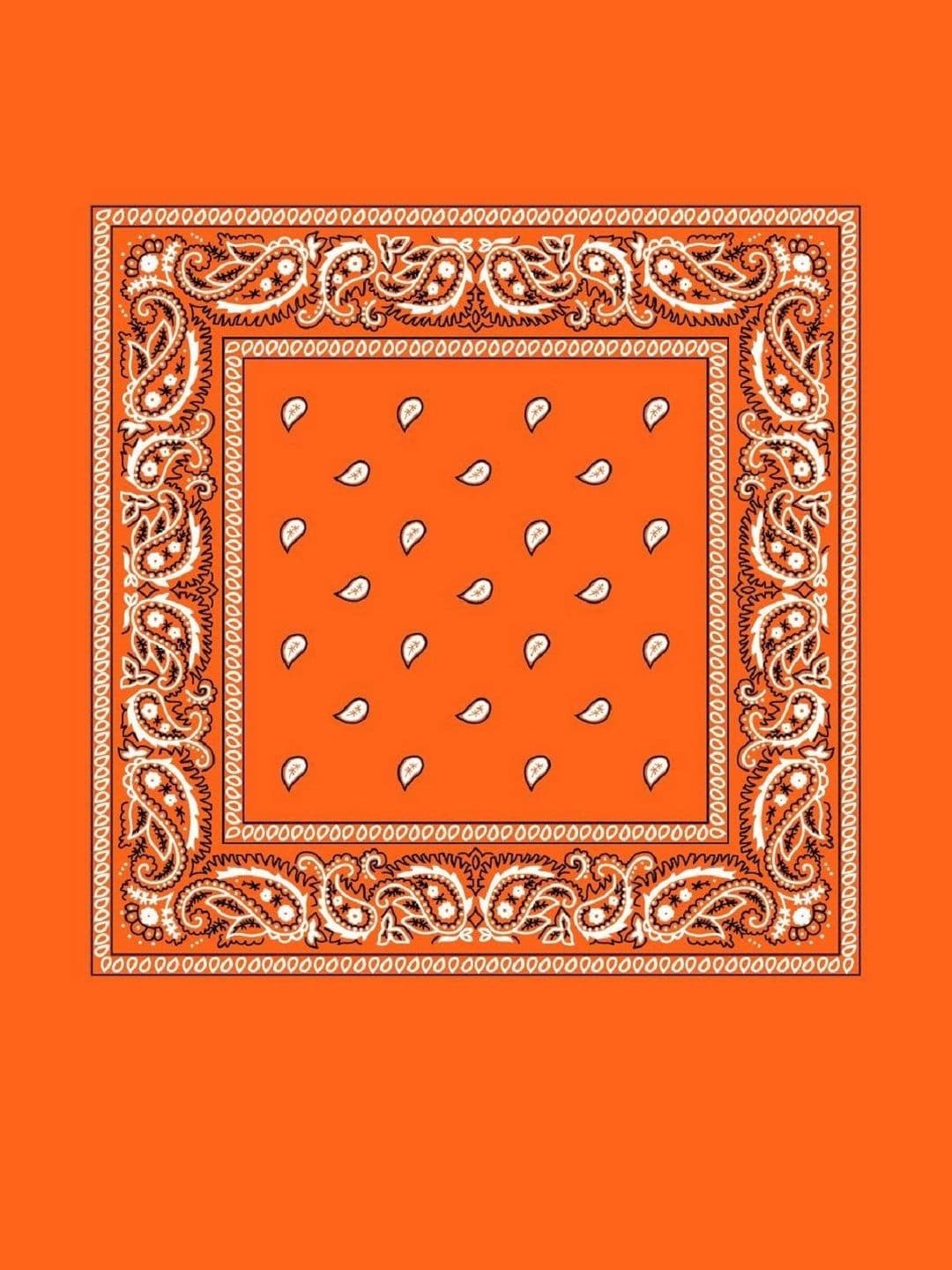 Navkar Crafts Unisex Orange Bandana Headband - view 1