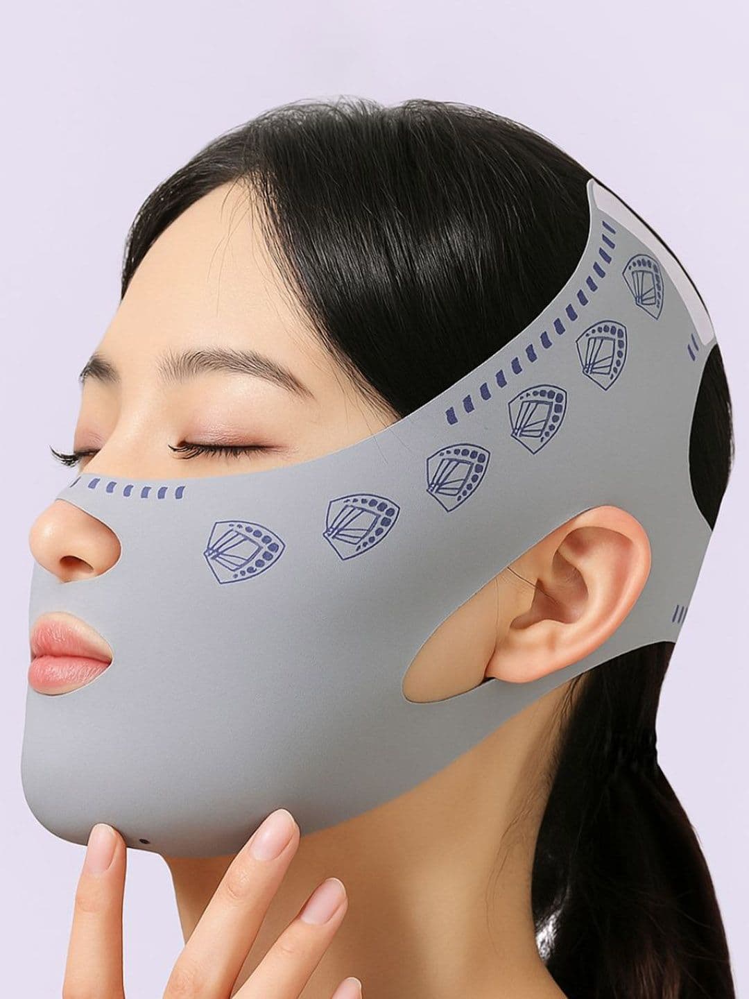 Baskety Double Chin Cheek Slimming Bandage V Shaper Lifting Face Mask - view 1