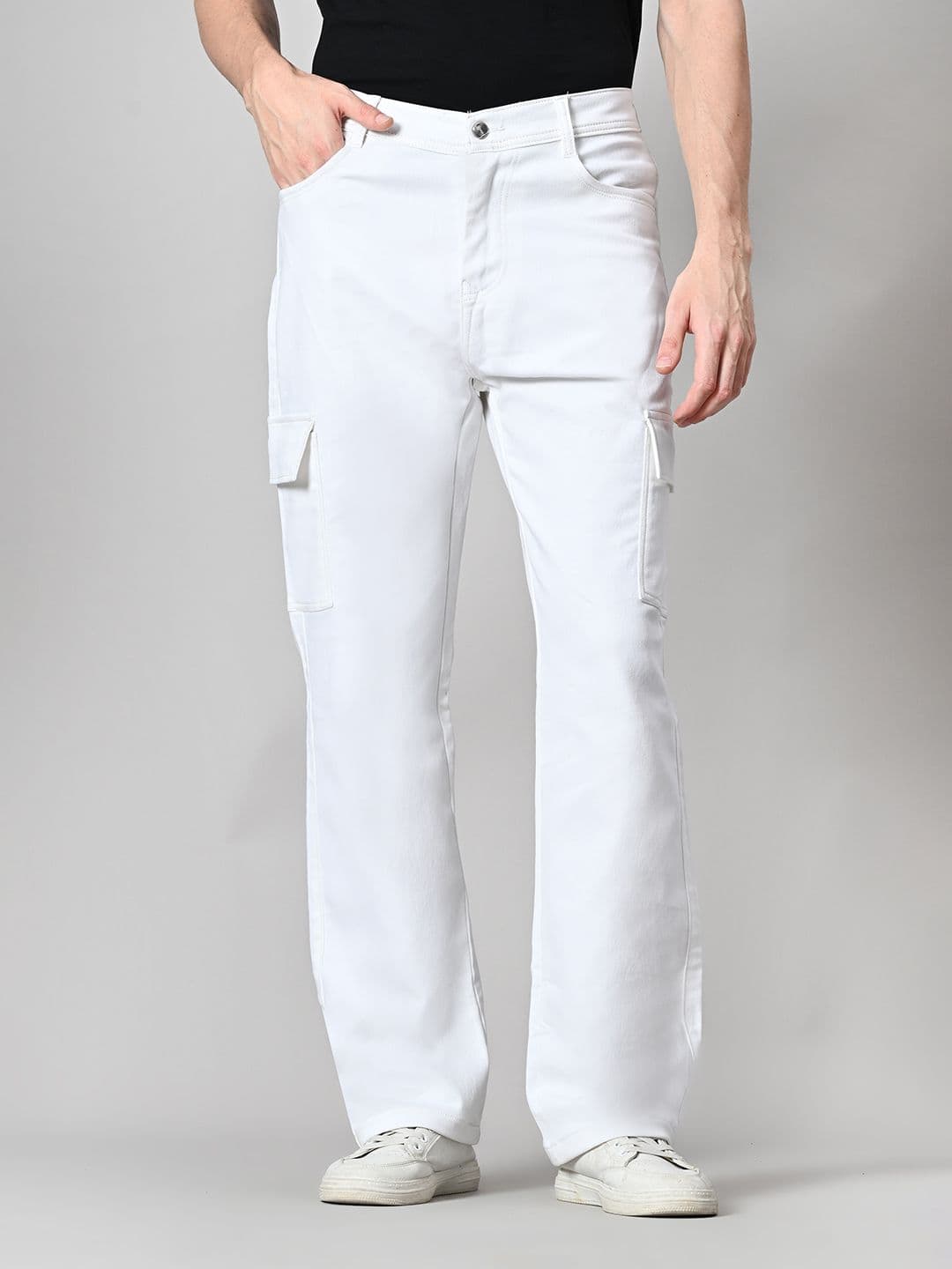 MaverIQ Men Classic Mid-Rise Straight Fit Stretchable Jeans - view 1