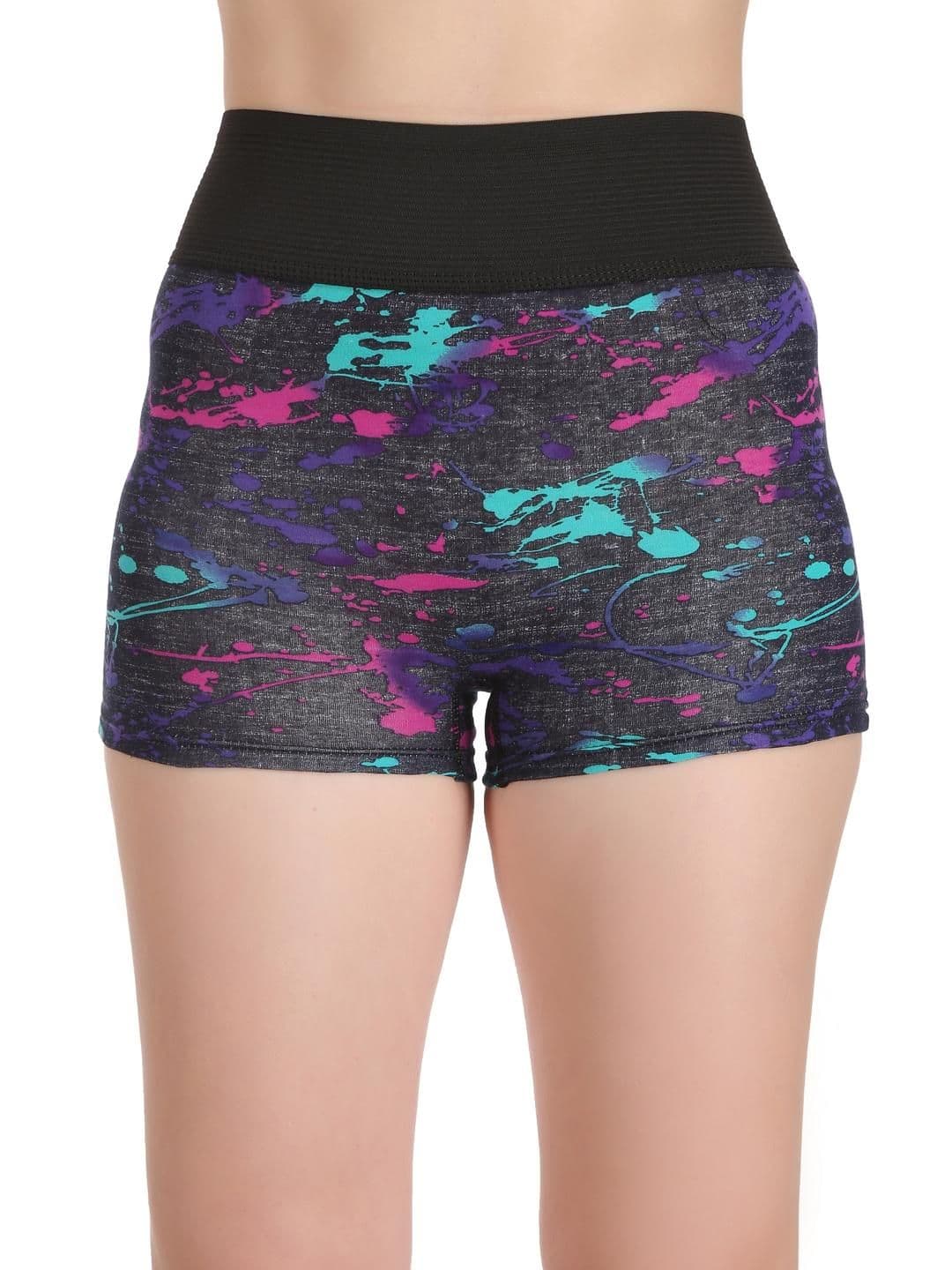 SELFCARE Womens Soft Cotton Printed High Rise Boy Short Panty - view 1