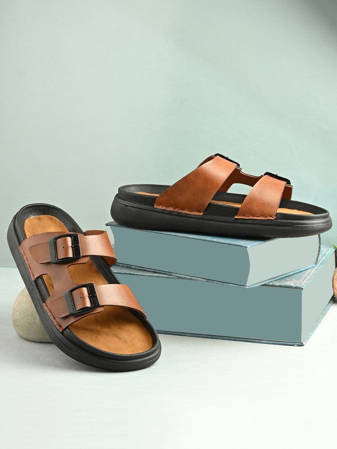 Killer Men Synthetic Leather Comfort Sandals - view 1