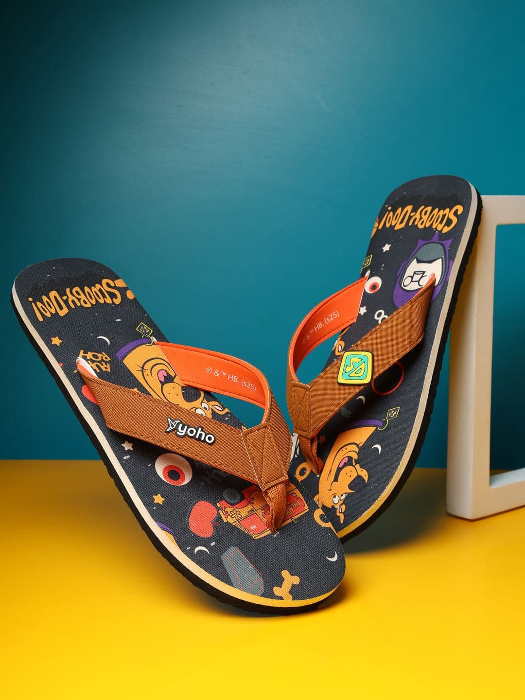 yoho Men Scooby Doo Printed Thong Flip-Flops - view 1