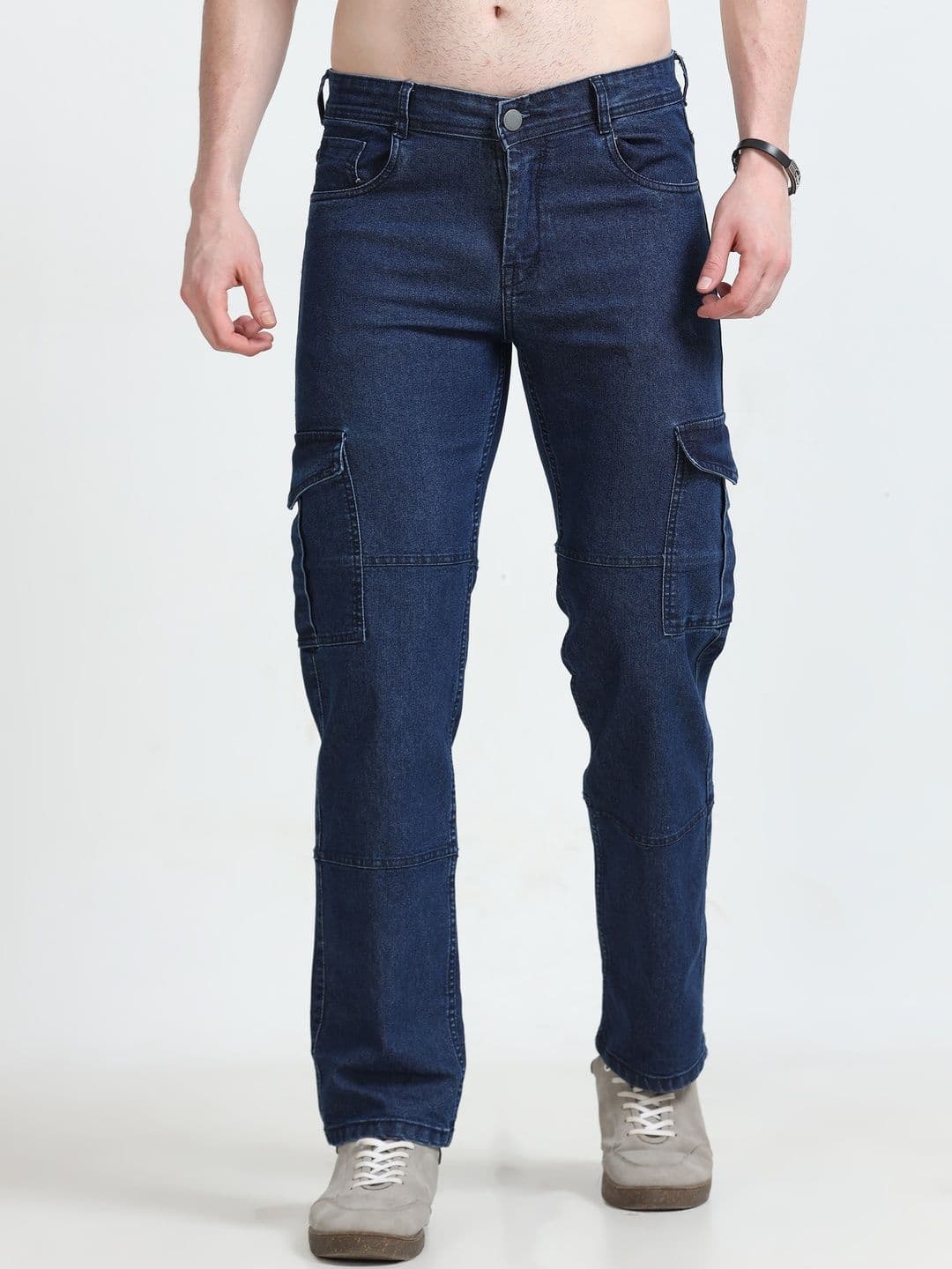 Kolor Fusion Men Loose Relaxed Fit Mid-Rise Stretchable Jeans - view 1