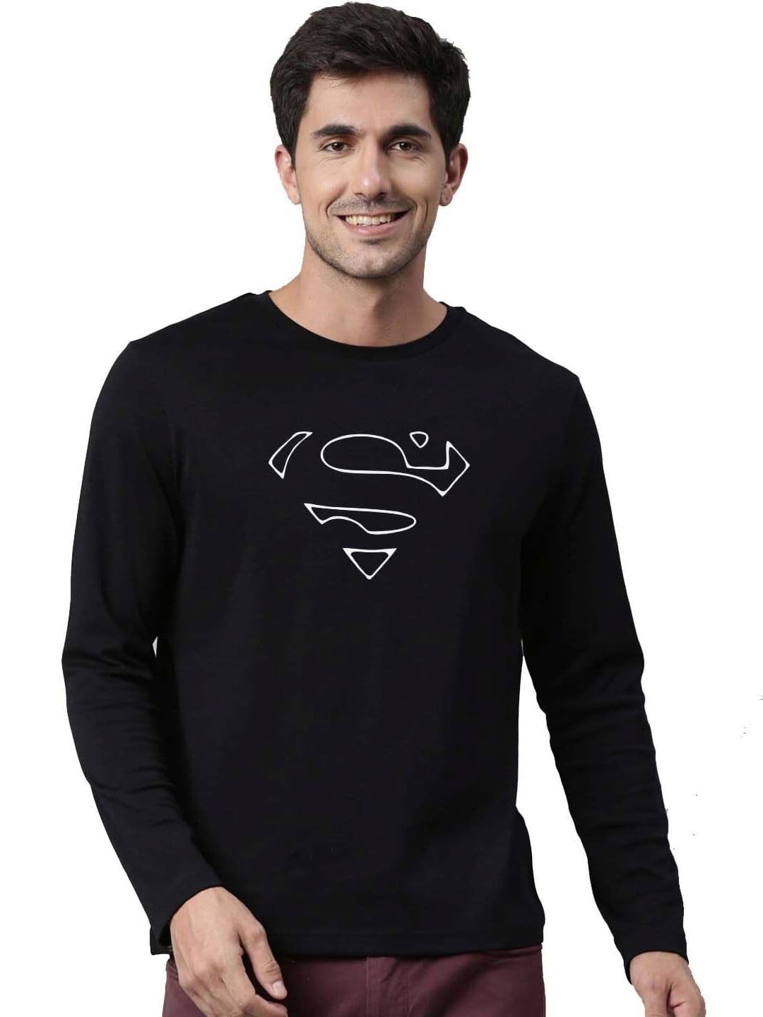 Organic Chics Men Superman Graphic Round Neck T-shirt - view 1