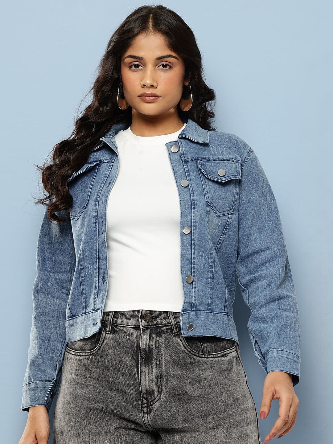 Aarika Women Denim Jacket - view 1