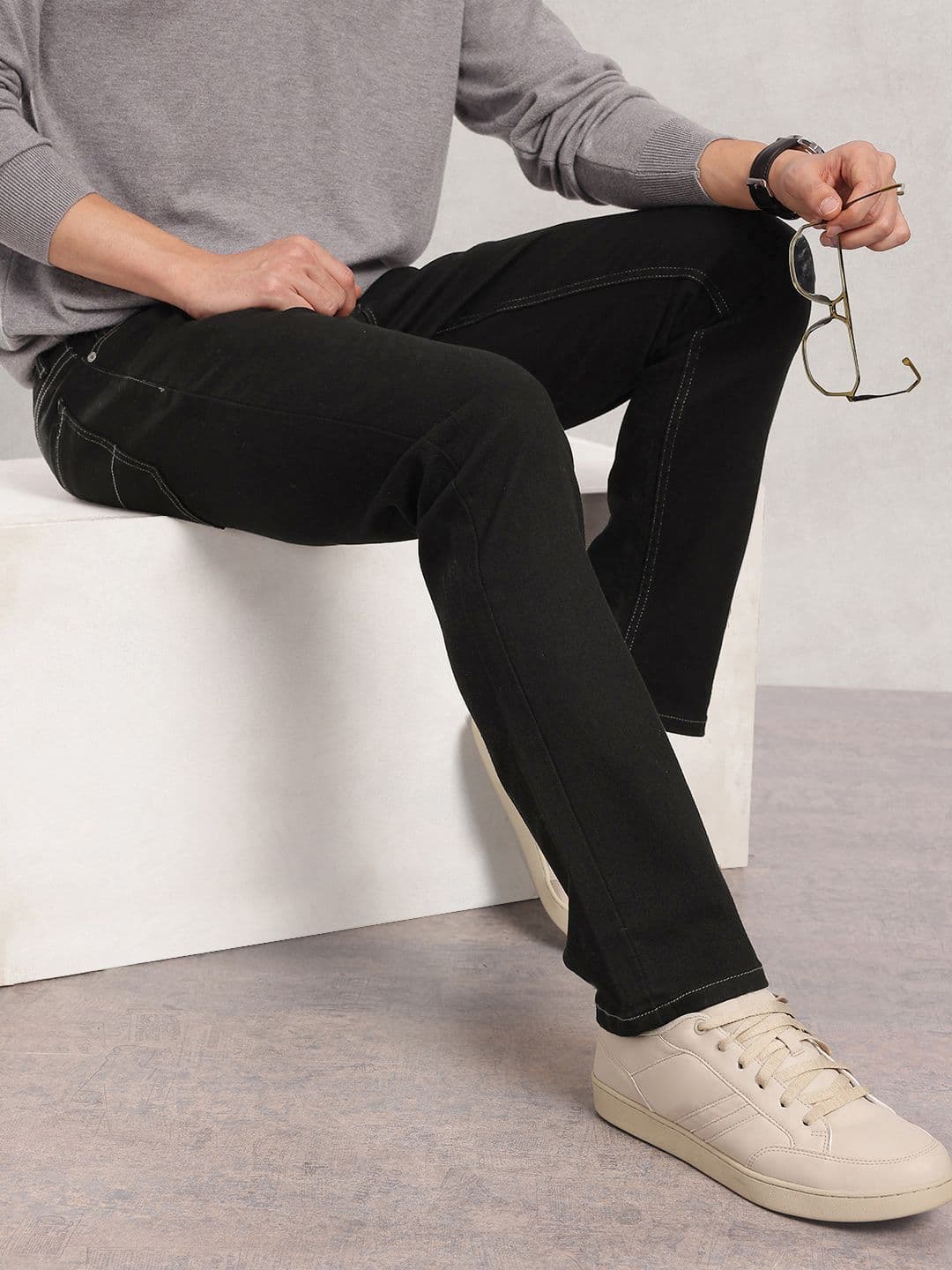 Nautica Men Straight Fit Stretchable Jeans - view 1